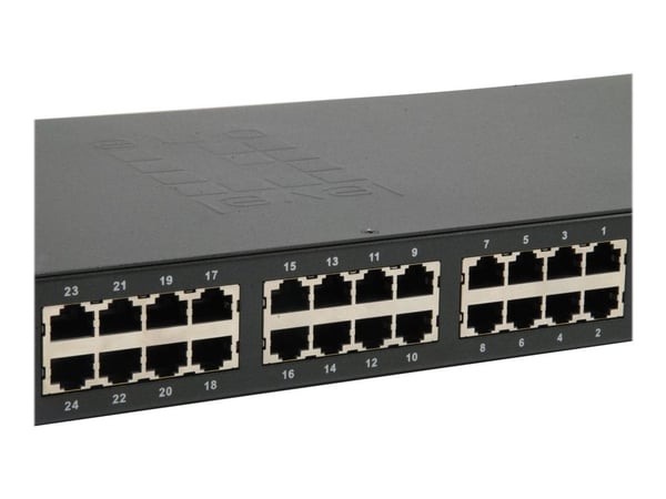 LevelOne FGP-2602W380 - Switch - 24 x 10/100 (PoE+) + 2 x Gigabit SFP - rackmonterbar - PoE+