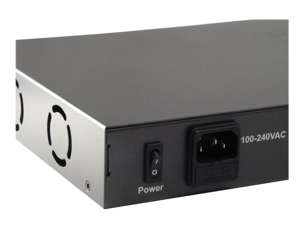 LevelOne FGP-2602W380 - Switch - 24 x 10/100 (PoE+) + 2 x Gigabit SFP - rackmonterbar - PoE+