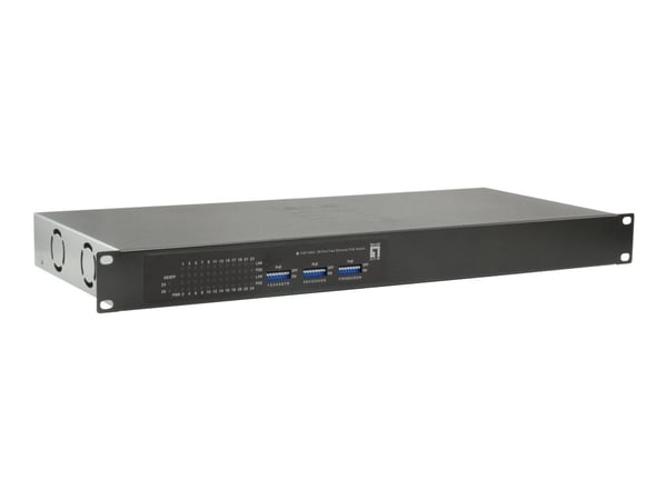 LevelOne FGP-2602W380 - Switch - 24 x 10/100 (PoE+) + 2 x Gigabit SFP - rackmonterbar - PoE+