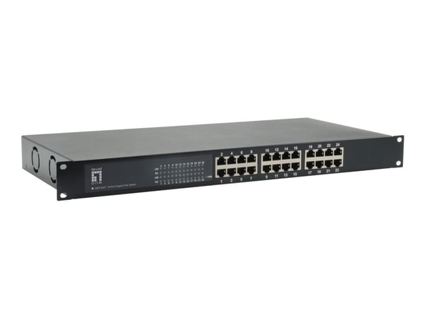 LevelOne GEP-2421W630 - Switch - 24 x 10/100/1000 (PoE) - rackmonterbar - PoE+ (630 W)