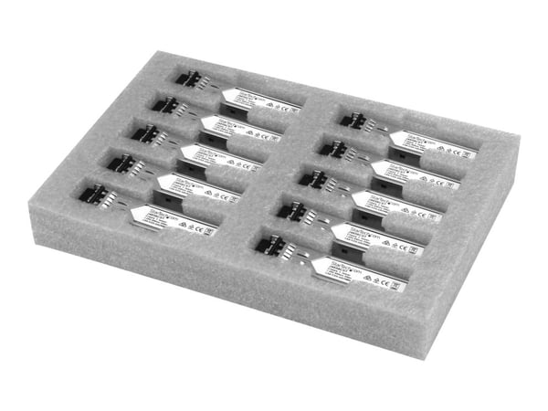 Startech 10 pack HPE J4858C Compatible SFP Module, 1000BASE-SX, 1GbE Multi Mode (MMF) Fiber Optic Transceiver, 1 Gigabit Ethernet SFP, LC Connector...