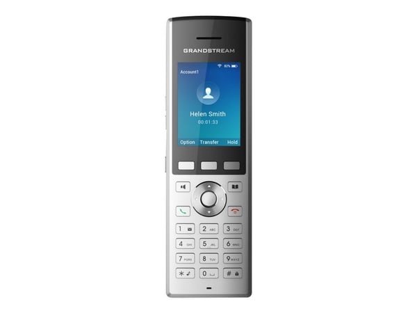 Grandstream Networks WP820, IP Phone, Musta, Hopea, Johdoton puhelin, Android, 2 linjat, 500 entries