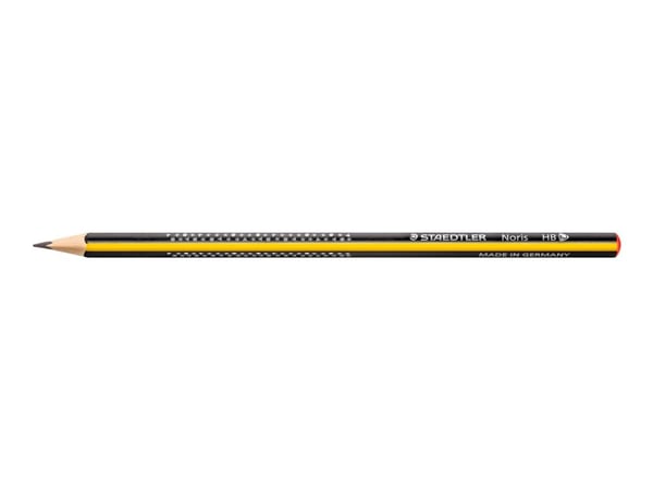 Blyant Staedtler Noris trekantet 183-HB gul/sort - (12 stk.)