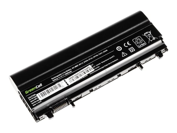 Green Cell - Batteri til bærbar PC (tilsvarer: Dell N5YH9, Dell VV0NF) - litiumion - 9-cellers - 6600 mAh - svart - for Dell Latitude E5440, E5540