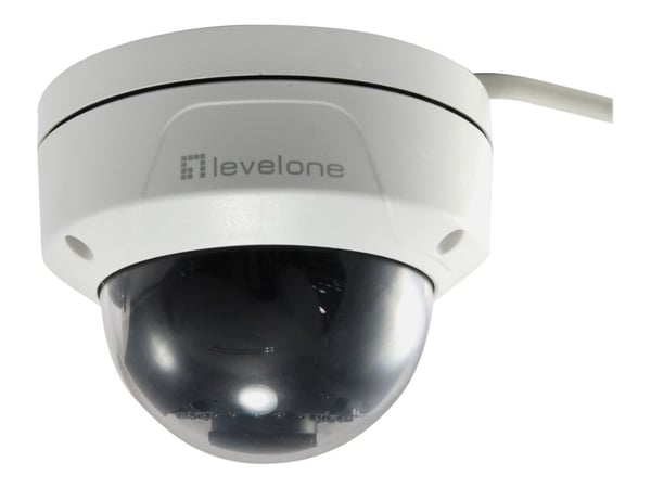 LevelOne GEMINI series FCS-3402 - Nettverksovervåkingskamera - kuppel - utendørs, innendørs - hærverks- / værbestandig - farge (Dag og natt) - 2 MP...