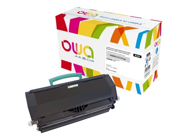 OWA - Sort - kompatibel - Genprodusent - tonerpatron (alternativ til: Lexmark E460X11E, Lexmark E460X21E, Lexmark E460X31E) - for Lexmark E460dn, E...