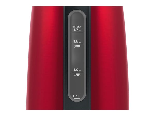Bosch DesignLine TWK3P424 - Kjele - 1.7 liter - 2.4 kW - rød