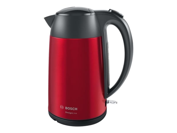 Bosch DesignLine TWK3P424 - Vattenkokare - 1.7 liter - 2.4 kW - röd