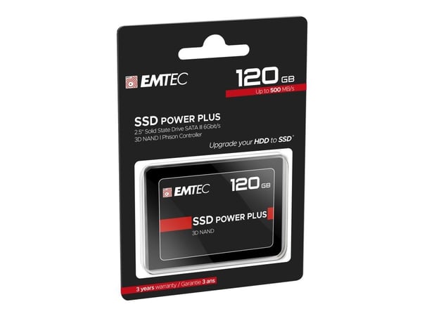 EMTEC X150 Power Plus 3D NAND - SSD - 120 GB - intern - 2.5" - SATA 6Gb/s