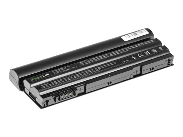 Green Cell - Batteri til bærbar PC (tilsvarer: Dell T54FJ, Dell 8858X) - litiumion - 9-cellers - 6600 mAh - svart - for Dell Latitude E5420, E5430,...