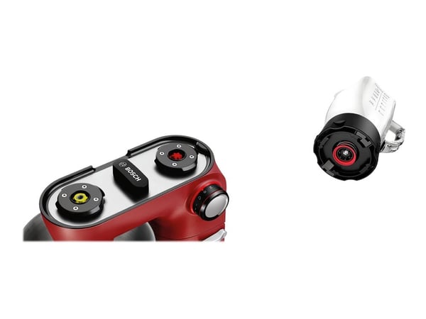 Bosch MUM9A66R00, 5,5 L, Punainen, Hopea, Rotaatio, CE, VDE, Ruostumaton teräs, Metalli
