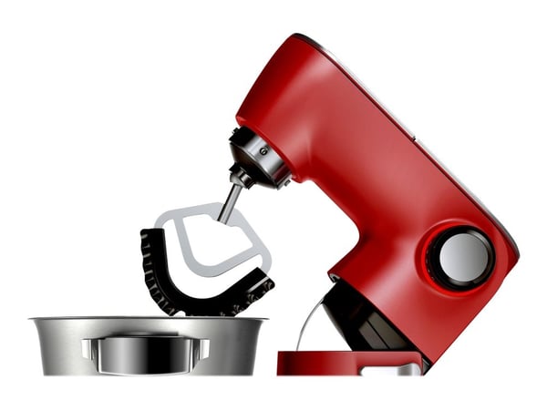 Bosch MUM9A66R00, 5,5 L, Punainen, Hopea, Rotaatio, CE, VDE, Ruostumaton teräs, Metalli