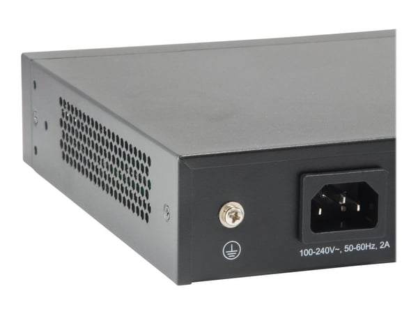 LevelOne GEP-1051 - Switch - smart - 8 x 10/100/1000 (PoE+) + 2 x Gigabit SFP - stasjonær, rackmonterbar - PoE+ (70 W)