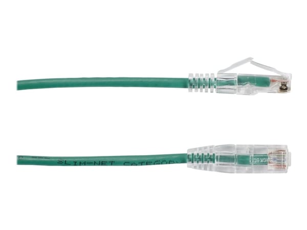 Black Box Slim-Net - Koblingskabel - RJ-45 (hann) til RJ-45 (hann) - 6.1 m - UTP - CAT 6a - med støvel, formstøpt, uten hindringer, flertrådet - grønn