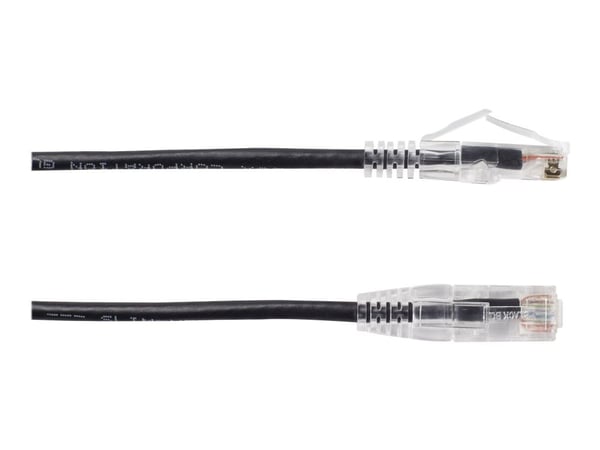 Black Box CAT6 0.6m, 0,6 m, Cat6, U/UTP (UTP), RJ-45, RJ-45, Musta