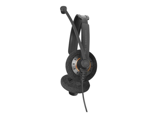 EPOS IMPACT SC 60 USB ML - Hodesett - on-ear - kablet - USB - svart med oransje fargefremhevinger