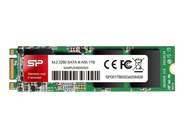 SILICON POWER M.2 2280 A55 - SSD - 256 GB - intern - M.2 2280 - SATA 6Gb/s