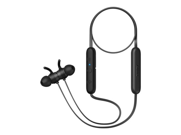 Philips TAE1205BK - Ørepropper med mikrofon - i øret - Bluetooth - trådløs - svart