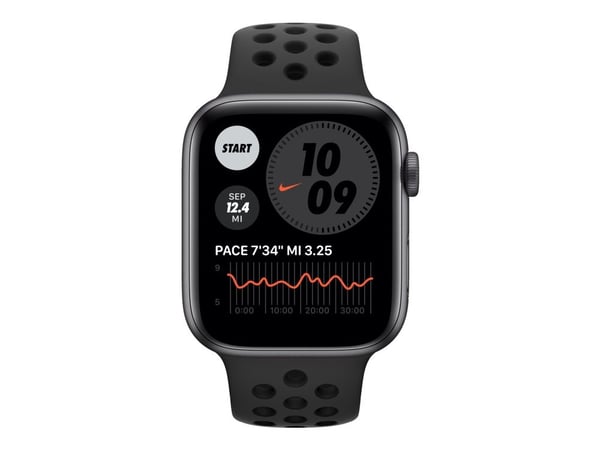 Apple Watch Series 6 Nike, OLED, Kosketusnäyttö, 32 GB, Wi-Fi, GPS (satelliitti)