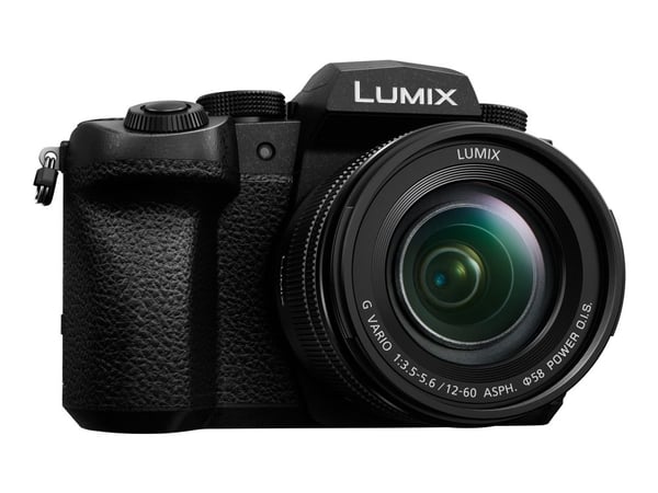 Panasonic G90 + 12-60mm, 20,3 MP, 3840 x 2160 pikseliä, Live MOS, 4K Ultra HD, Kosketusnäyttö, Musta