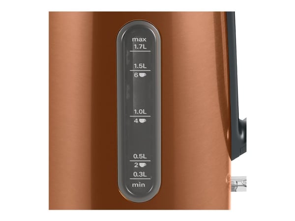 Bosch DesignLine TWK4P439 - Kjele - 1.7 liter - 2.4 kW - kobber