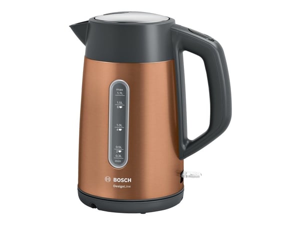 Bosch DesignLine TWK4P439 - Kjele - 1.7 liter - 2.4 kW - kobber