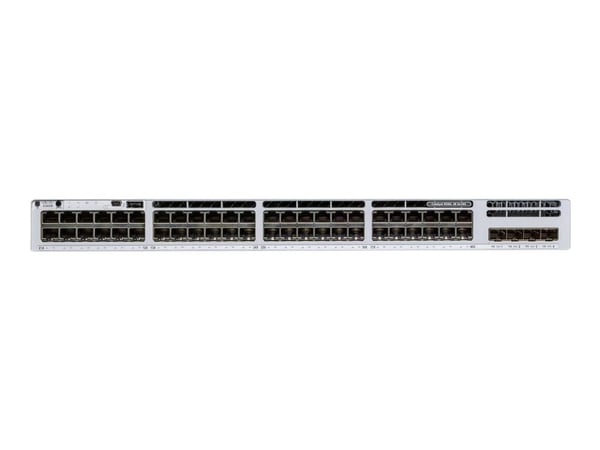 Cisco Catalyst 9300L - Network Essentials - switch - L3 - Styrt - 48 x 10/100/1000 (UPOE) + 4 x 10 Gigabit SFP+ (opplenke) - rackmonterbar - UPOE (...