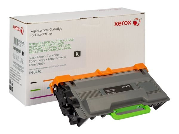 Xerox - Svart - kompatibel - tonerpatron (alternativ for: Brother TN3480) - for Brother HL-L5100, L5200, L6300, L6400, L6450, MFC-L5700, L6800, L69...
