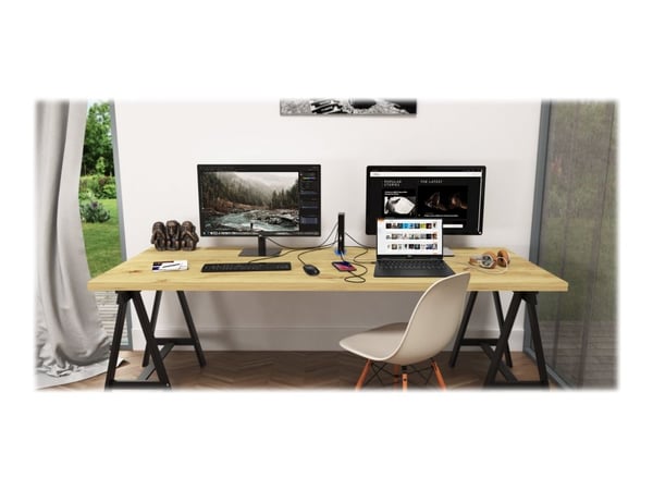 i-Tec USB 3.0/USB-C Dual HDMI Docking Station - Dokkingstasjon - USB 3.0 - 2 x HDMI - 1GbE