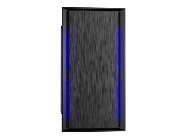 Gembird FORNAX-960B - Tower - micro ATX - sidepanel med vindu - ingen strømforsyning (ATX / PS/2) - svart - USB/lyd