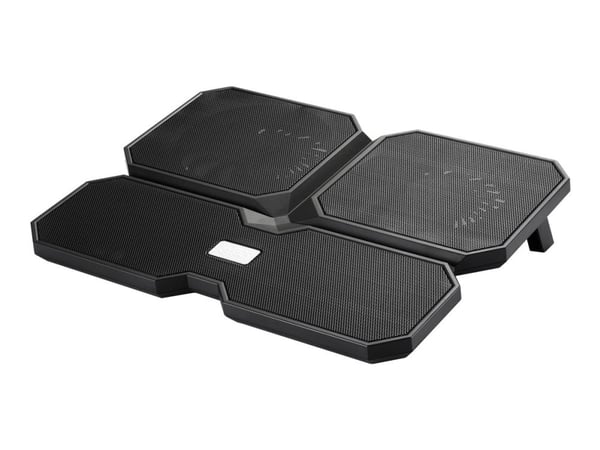 Deepcool Multi Core X6 - Fläkt till bärbar dator/notebook - 15.6" - 100 mm/140 mm - svart