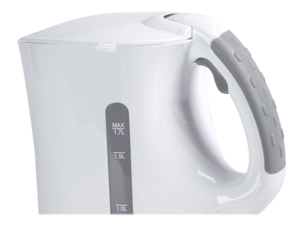 Clatronic WK 3445 - Vattenkokare - 1.7 liter - 2.2 kW - vit