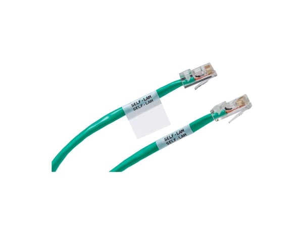 Brady B-427 - Akrylvinyl - matt - gjennomskinnelig, svart på hvitt - (1 rull(er) merkelapper - for Brady BMP21, BMP21-LAB, BMP21-PLUS; ID PAL; LABPAL