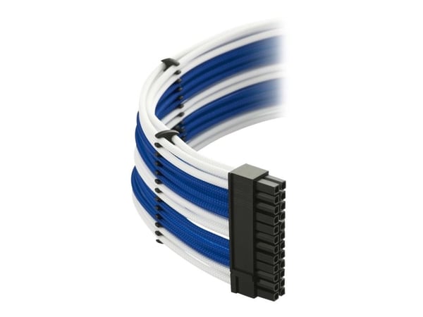 CableMod Classic ModMesh C-Series AXi, HXi & RM Cable Kit - Strømkabelsett - hvit, blå