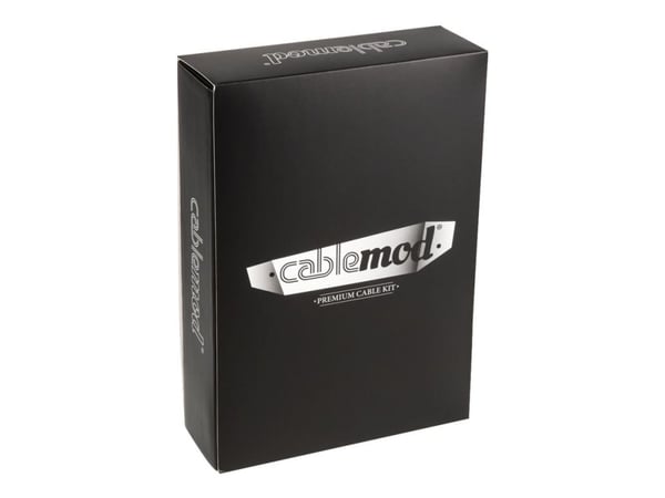 CableMod Classic ModMesh C-Series RMi & RMx Cable Kit - Strømkabelsett - hvit, rød