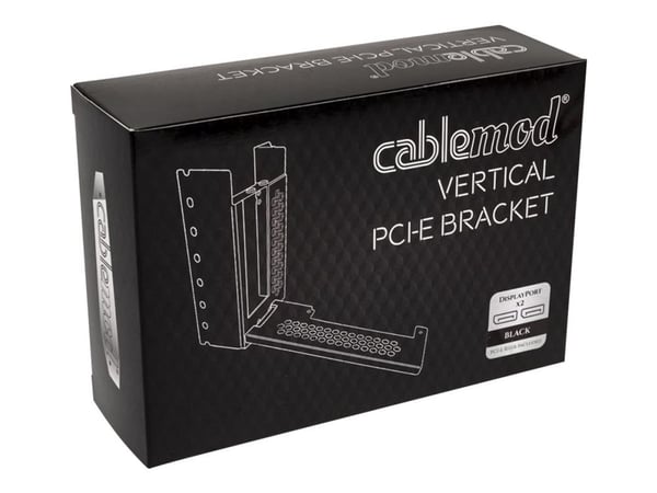 Cablemod CM-VPB-2DK-R, Midi Tower, GPU-kiinnike, Musta, 1 kpl, 1,8 m