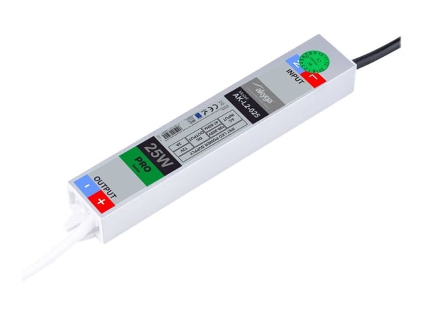 Akyga Pro Series AK-L2-025 - Strømadapter - AC 100-265 V - 25 watt