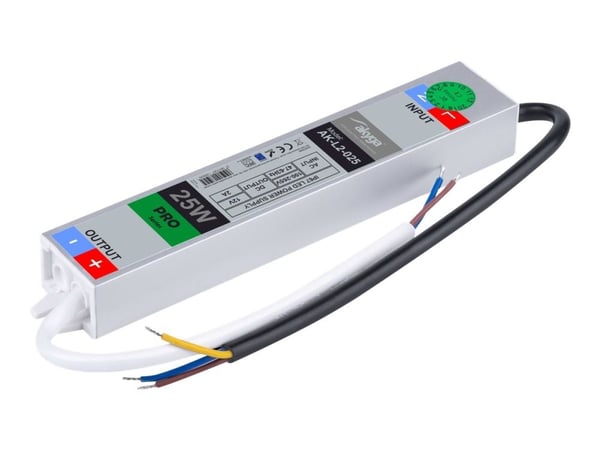 Akyga Pro Series AK-L2-025 - Strømadapter - AC 100-265 V - 25 watt