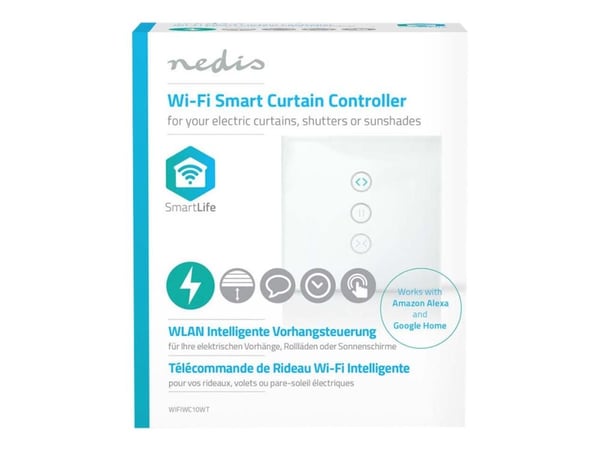 Nedis WIFIWC10WT, Seinään asennettava, WWAN, Langallinen & langaton, Wi-Fi, 1 kanavaa, 2412 - 2462 MHz