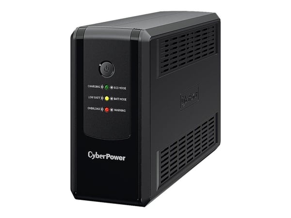 CyberPower UT Series UT650EG-FR - UPS - AC 230 V - 360 Watt - 650 VA - 1-vaihe - lähtöliittimet: 3 - Ranska - musta