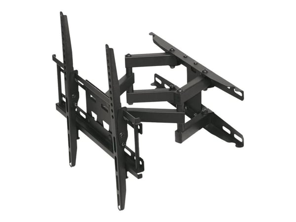 ART ADUX150 - Konsol - justerbar dubbel arm med fullt rörelseområde - för LCD-TV - metall - svart - skärmstorlek: 23"-60" - väggmonterbar