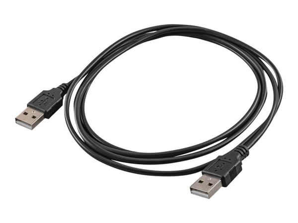 Akyga - USB-kabel - USB (hann) til USB (hann) - USB 2.0 - 1.8 m - svart