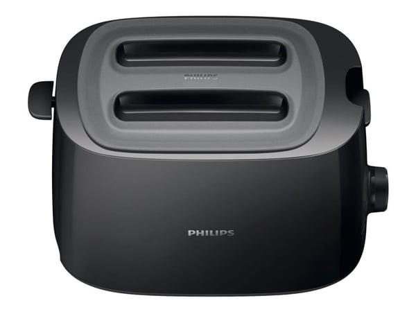 Philips Daily Collection HD2582 - Brødrister - 2 skive - 2 Spor - svart