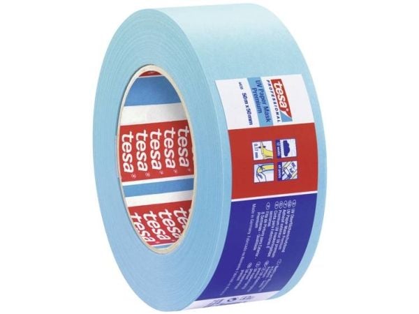 tesa PREMIUM 04438-00064-00 Kreppbånd tesa Crepe® Blue (L x B) 50 m x 50 mm 1 stk