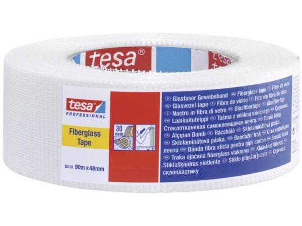 Tesa maskenett for gips-/pappplater 90 m x 48 mm (H6010102)