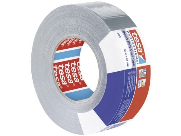 TESA Professional 4663, Grå, Plastik/gummi, 50 m, 4,8 cm