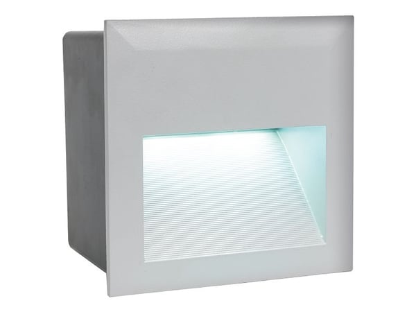 EGLO ZIMBA-LED, Spotlys, Sølv, Støpt aluminium, IP65, II, Sølv