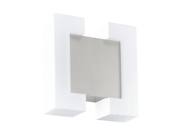 EGLO SITIA, Vegglys, Nickel, Plast, IP44, I, Hvit