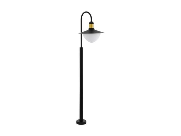 EGLO SIRMIONE, Lattiavalaistus ulkotiloihin, Musta, Kulta, Lasi, IP44, I, Valkoinen