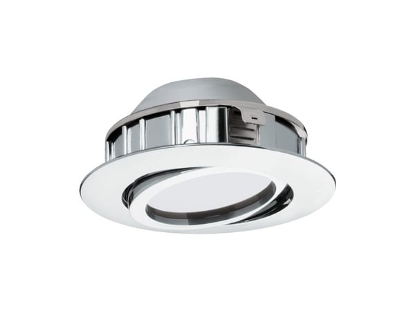 EGLO Pineda, Innsunket spotlight, Ikke-utskiftbare pærer, LED, 6 W, 3000 K, Kromfarget